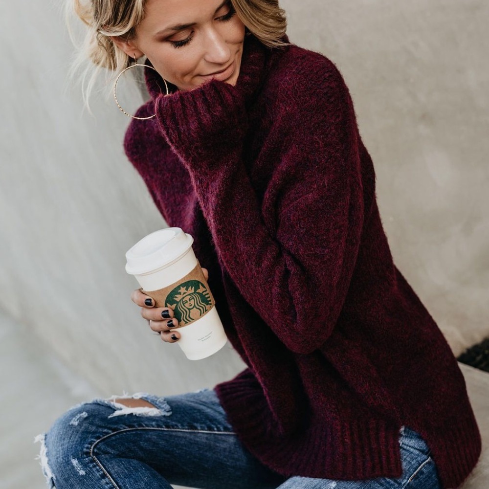 Vici HENRY SWEATER - WINE